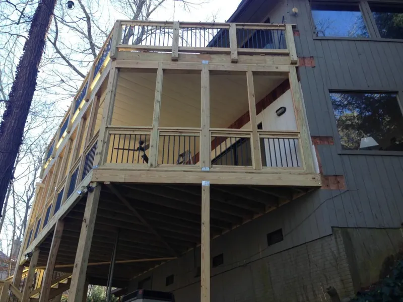 Deck construction project by 4 Seasons in North Atlanta (photo 10)