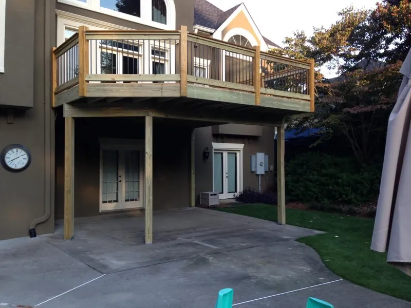 Deck construction project by 4 Seasons in North Atlanta (photo 3)