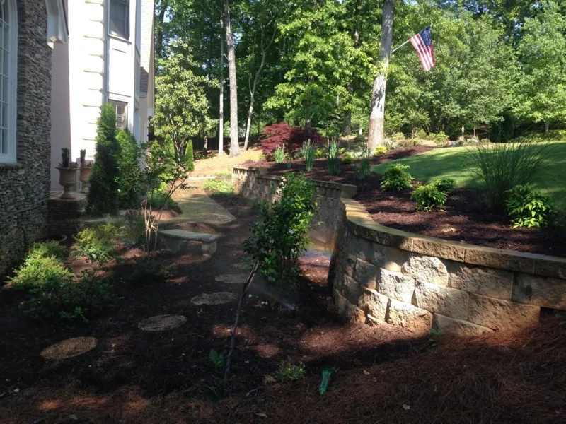 Hardscaping project by 4 Seasons in North Atlanta: paver and stone work (photo 11)