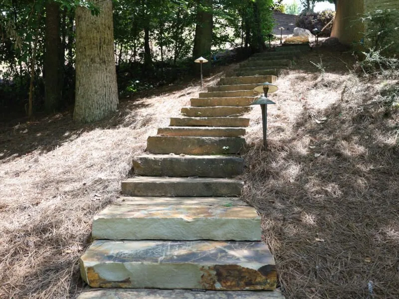 Hardscaping project by 4 Seasons in North Atlanta: paver and stone work (photo 2)