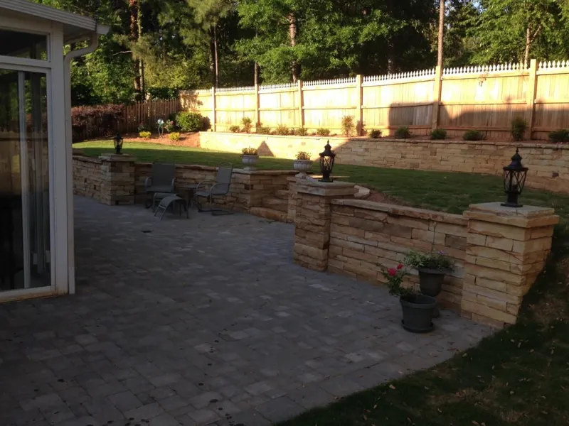 Hardscaping project by 4 Seasons in North Atlanta: paver and stone work (photo 8)