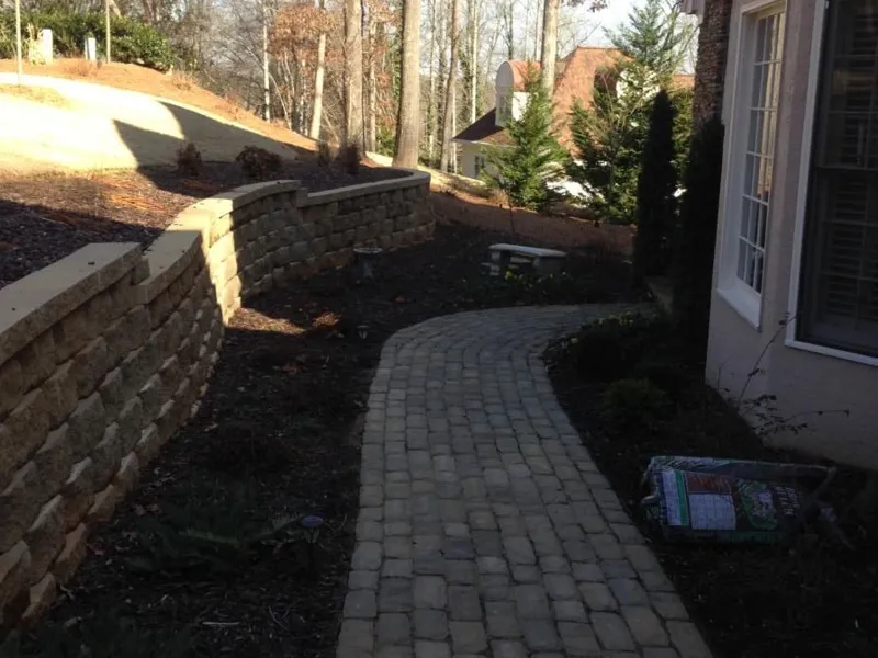 Hardscaping project by 4 Seasons in North Atlanta: paver and stone work (photo 9)