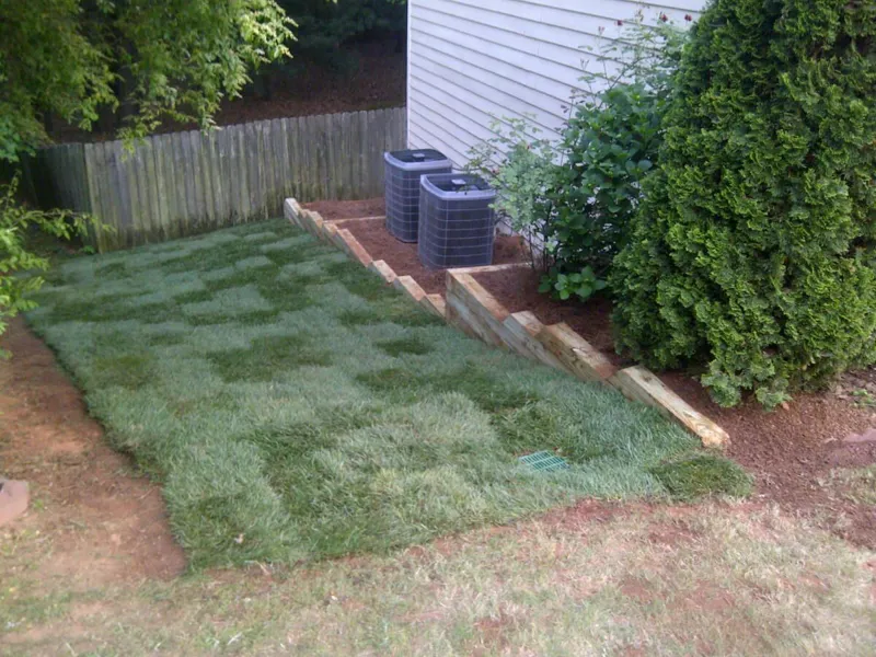Sod installation by the 4 Seasons crew (photo 8)